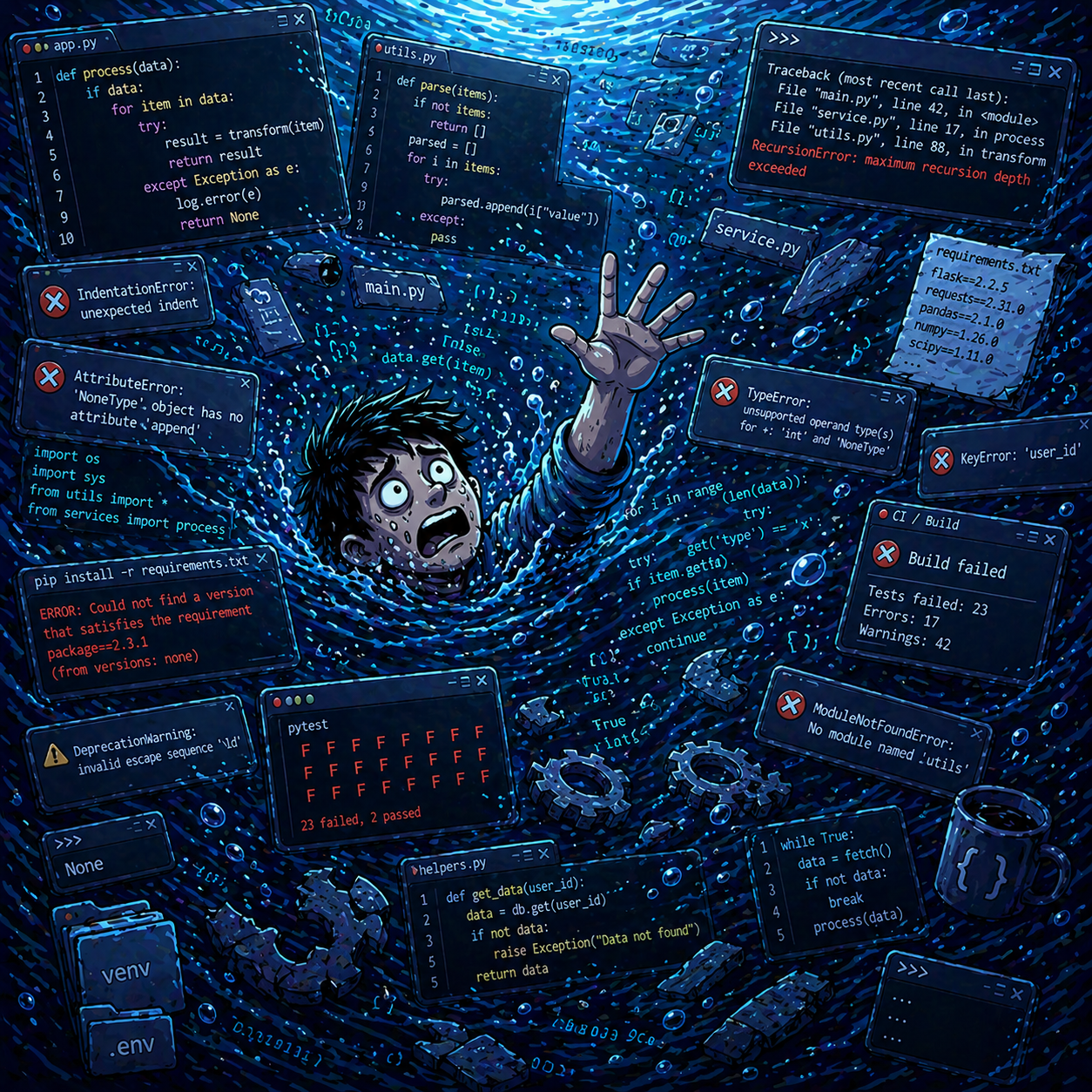 Afogando em automações sem estrutura